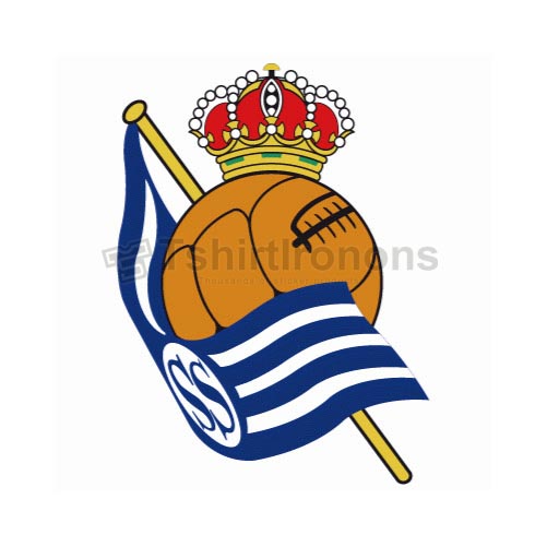 Real Sociedad T-shirts Iron On Transfers N3459 - Click Image to Close